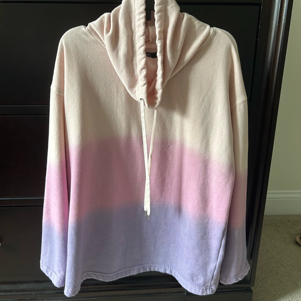 Chaps Beige Fleece Pullover